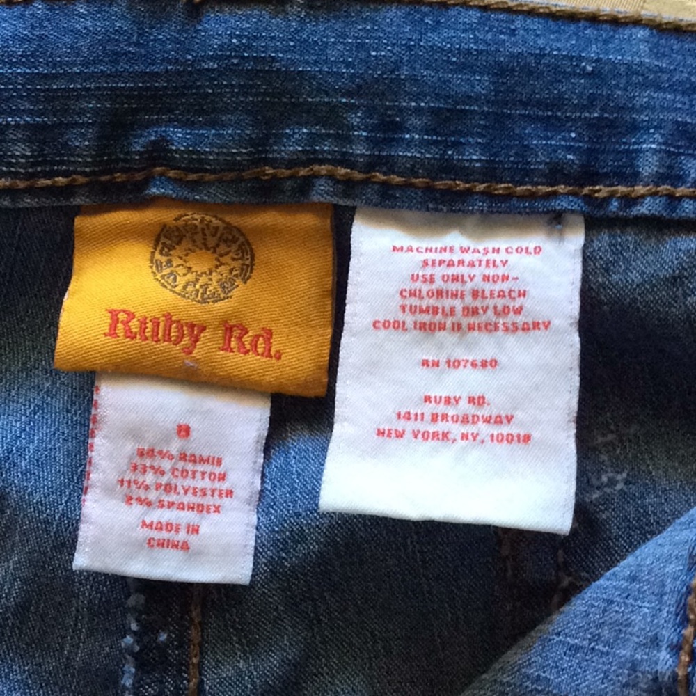 Ruby Rd crop jeans - Picture 3 of 4